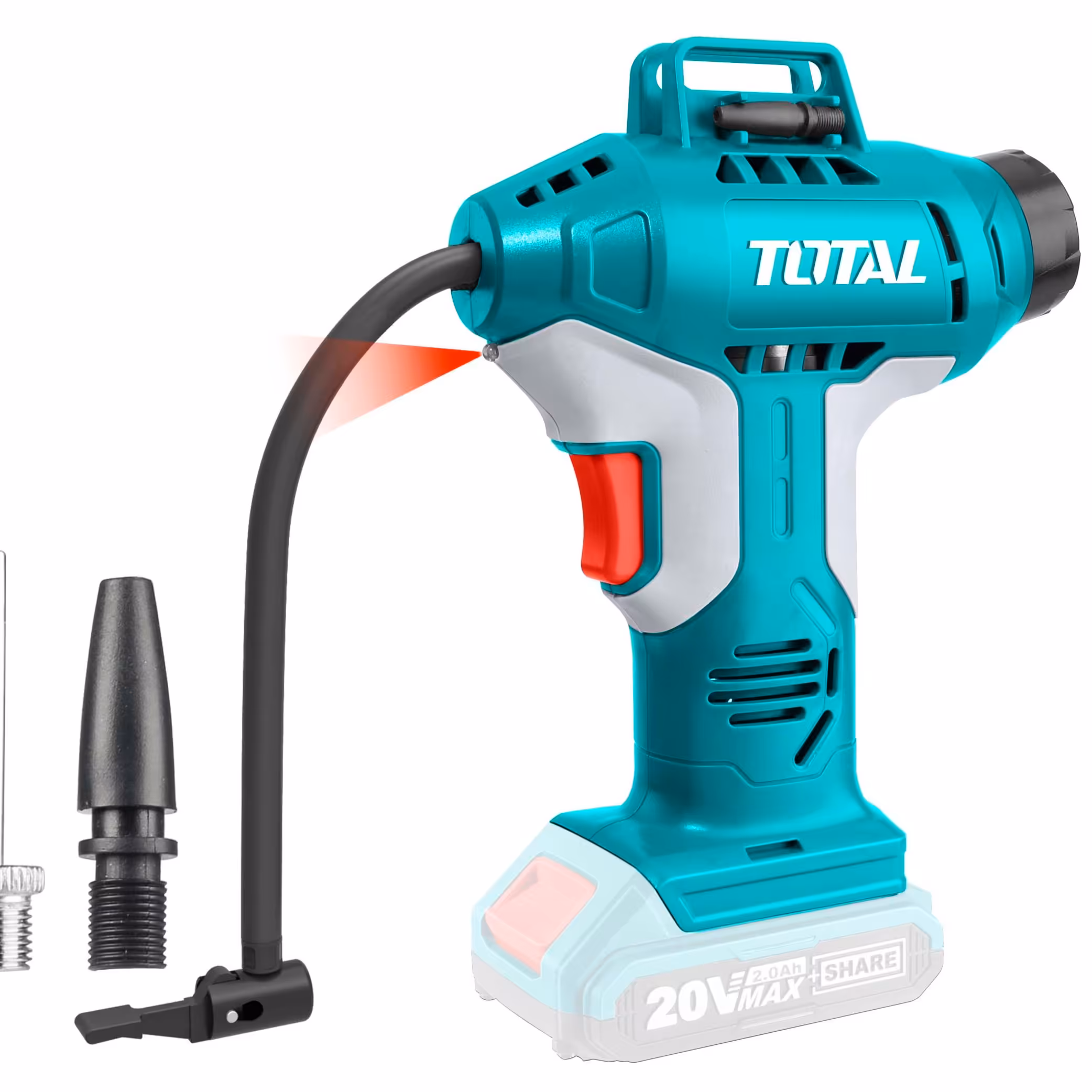 کمپرسور باد شارژی 20 ولت توتال مدل total -tacli2001 اصلی کیفیت خیلی عالی