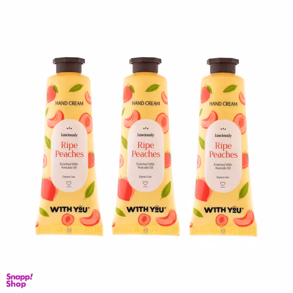 کرم مرطوب کننده ویت یو مدل Ripe Peaches حجم 50 میلی لیتر مجموعه 3 عددی