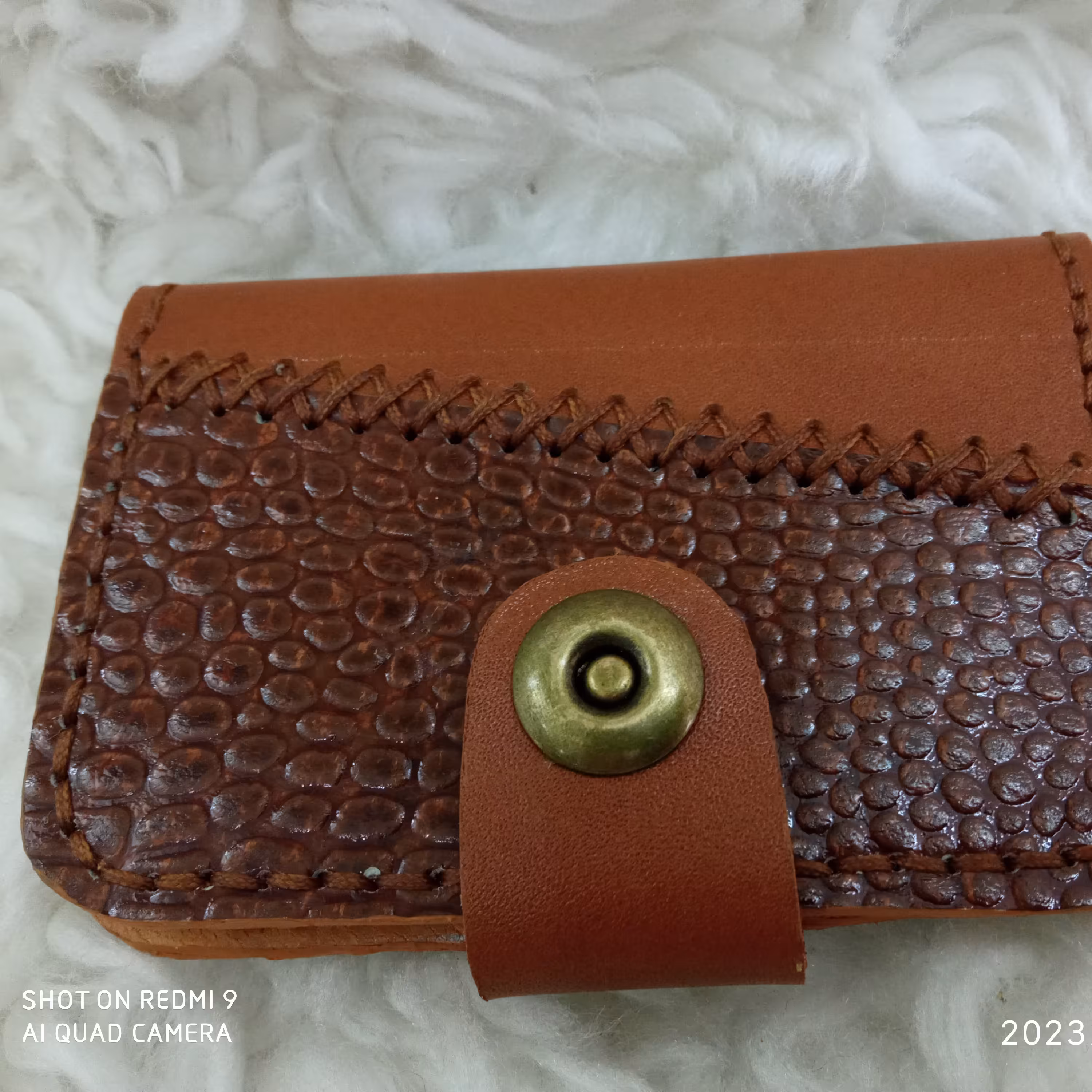 جا کارتی چرم طبیعی گاوی