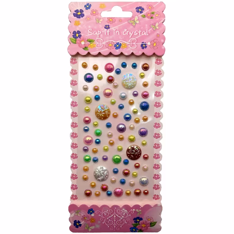 استیکر A6 فانتزی طرح منجوق برجسته کد ABS-148