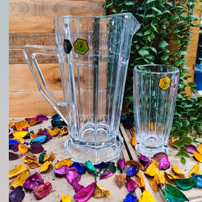 پارچ ولیوان استیچ اصل کریستال (پس کرایه)