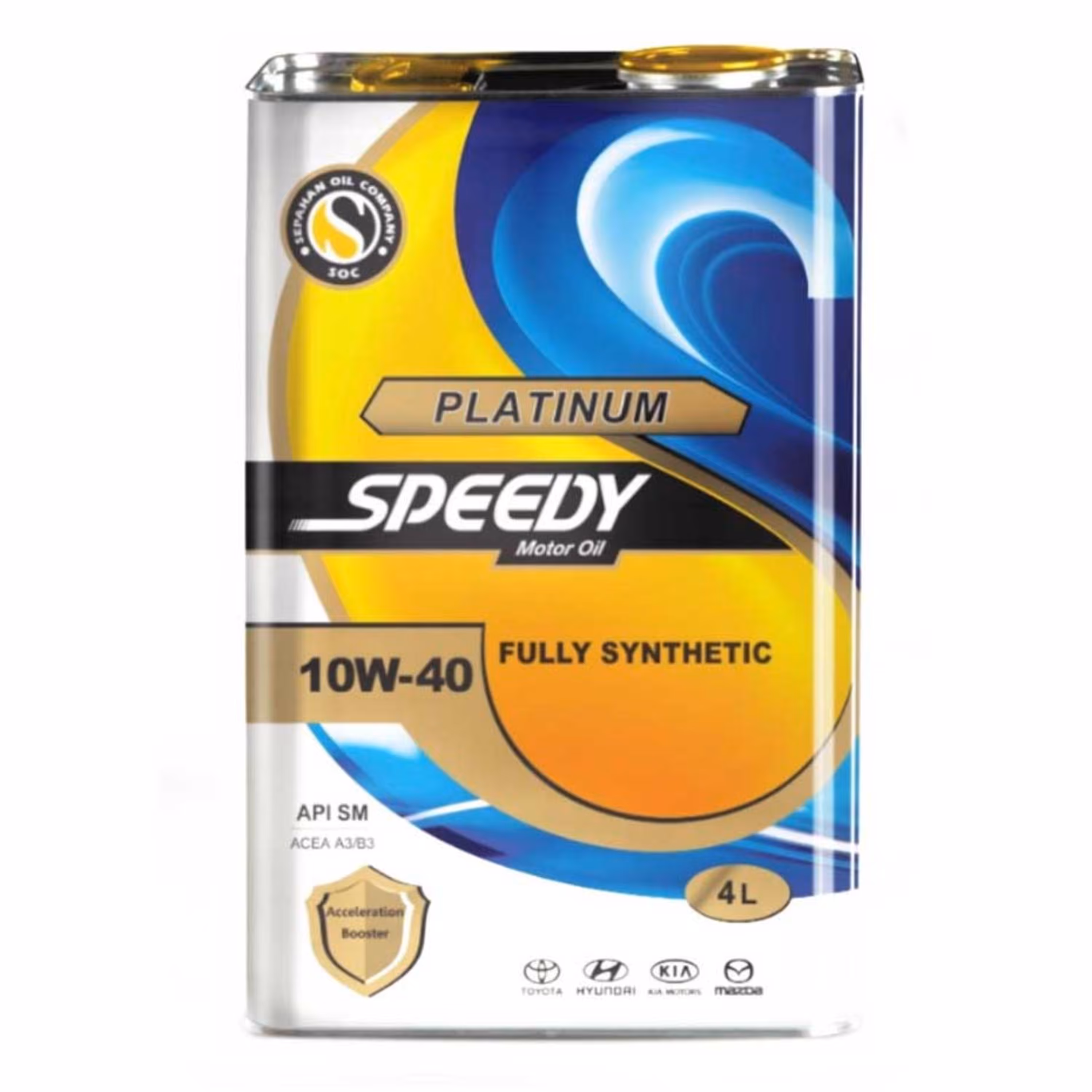 روغن موتور خودرو سپاهان پلاتینیوم SM 40-10 با ضمانت اصالت کالا