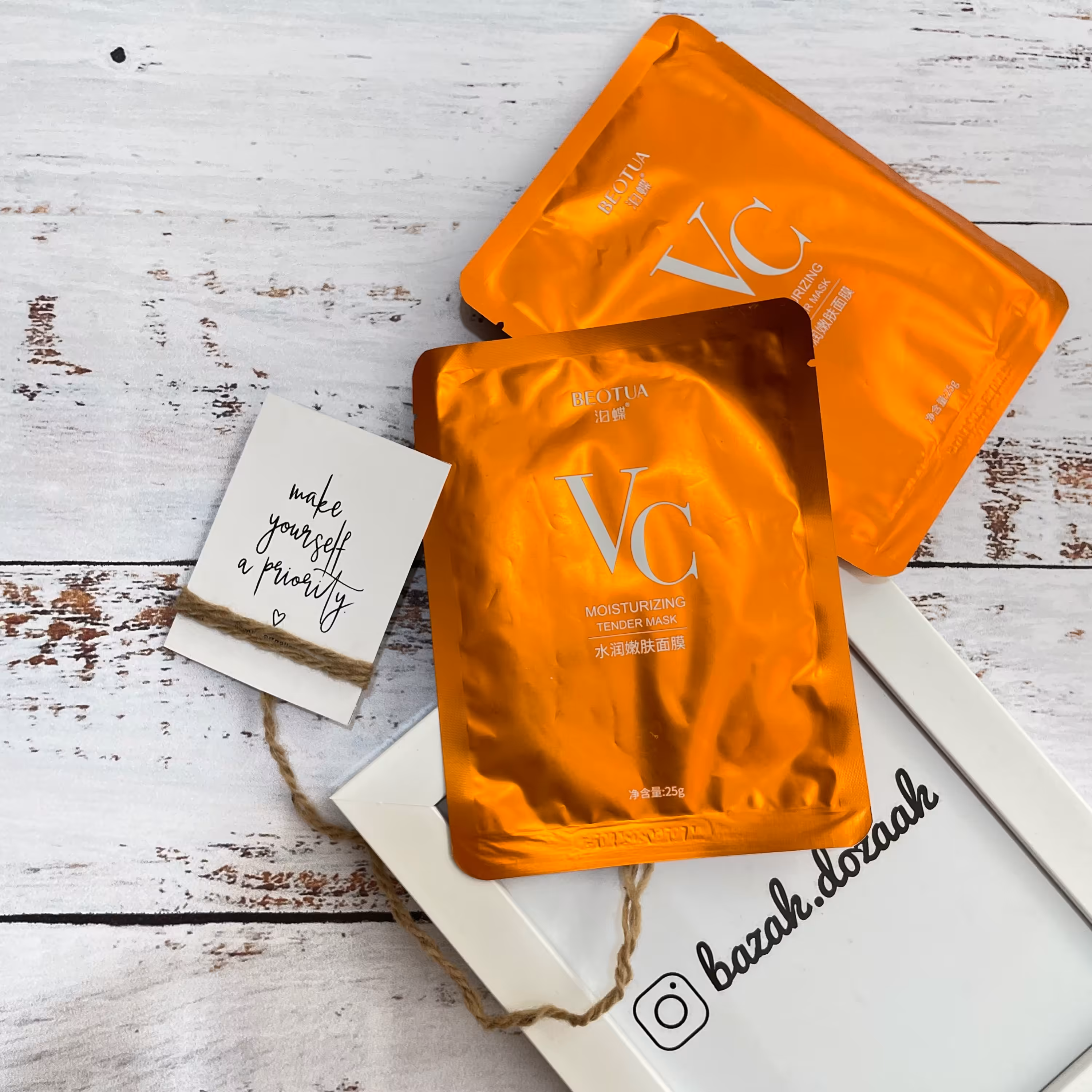 ماسک ورقه ای ویتامین سی صورت