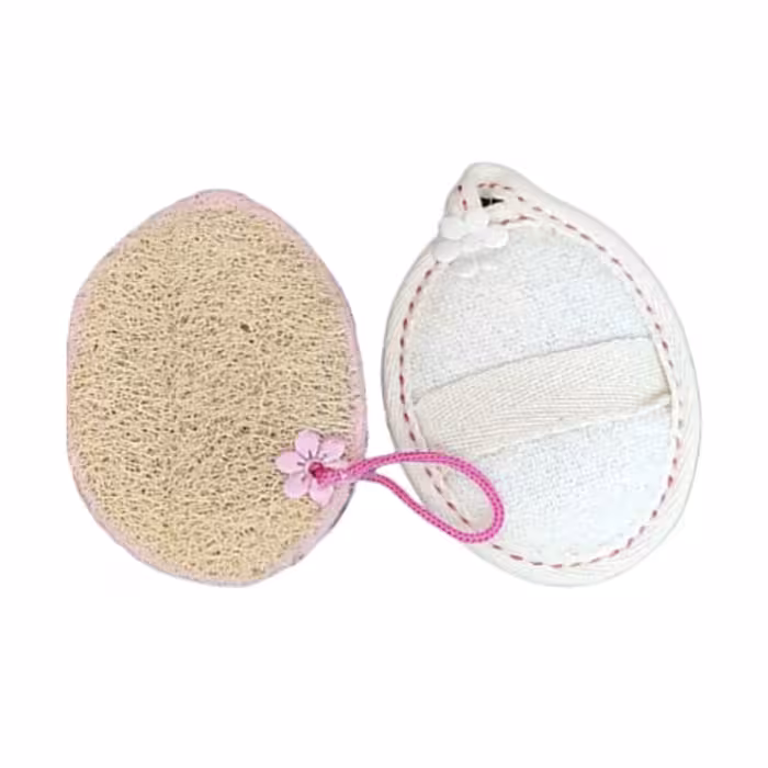 لیف گیاهی - لیف لوفا بیضی مخصوص صورت (یکطرفه کوچک) نیکوحال