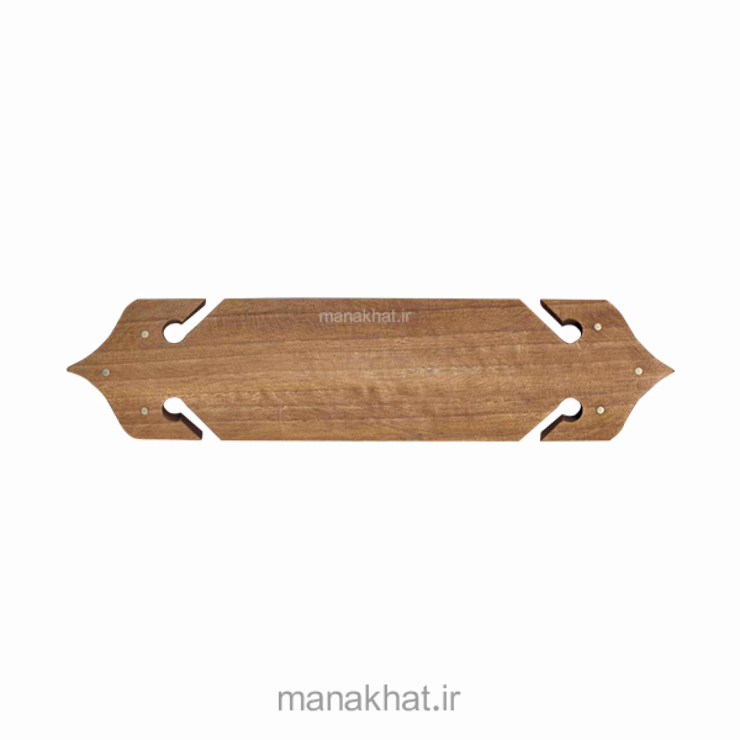 قط زن خوشنویسی چوب گردو طرح دار سایز بزرگ استادی