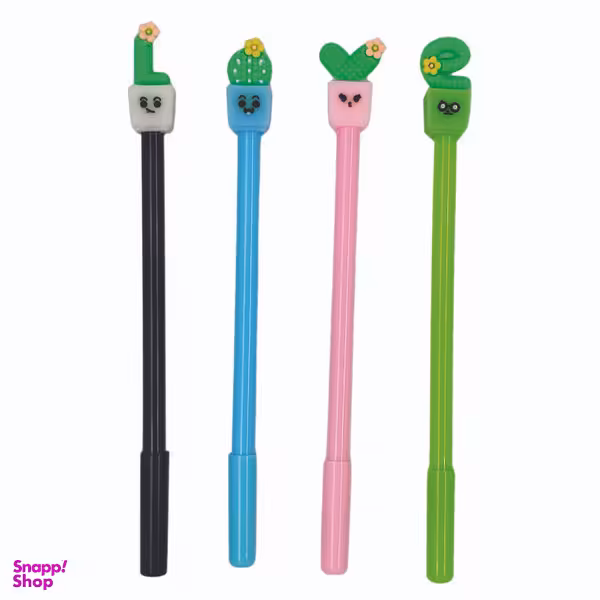 روان نویس مدل LOVE طرح کاکتوس بسته چهار عددی