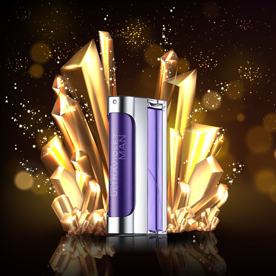 اسانس عطر پاکو رابان اولترا ویولت مردانه حجم 50 گرم paco rabanne Ultraviolet