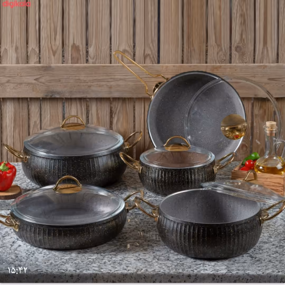 سرویس ده پارچه آویز کیفیت عالی و تضمینی 