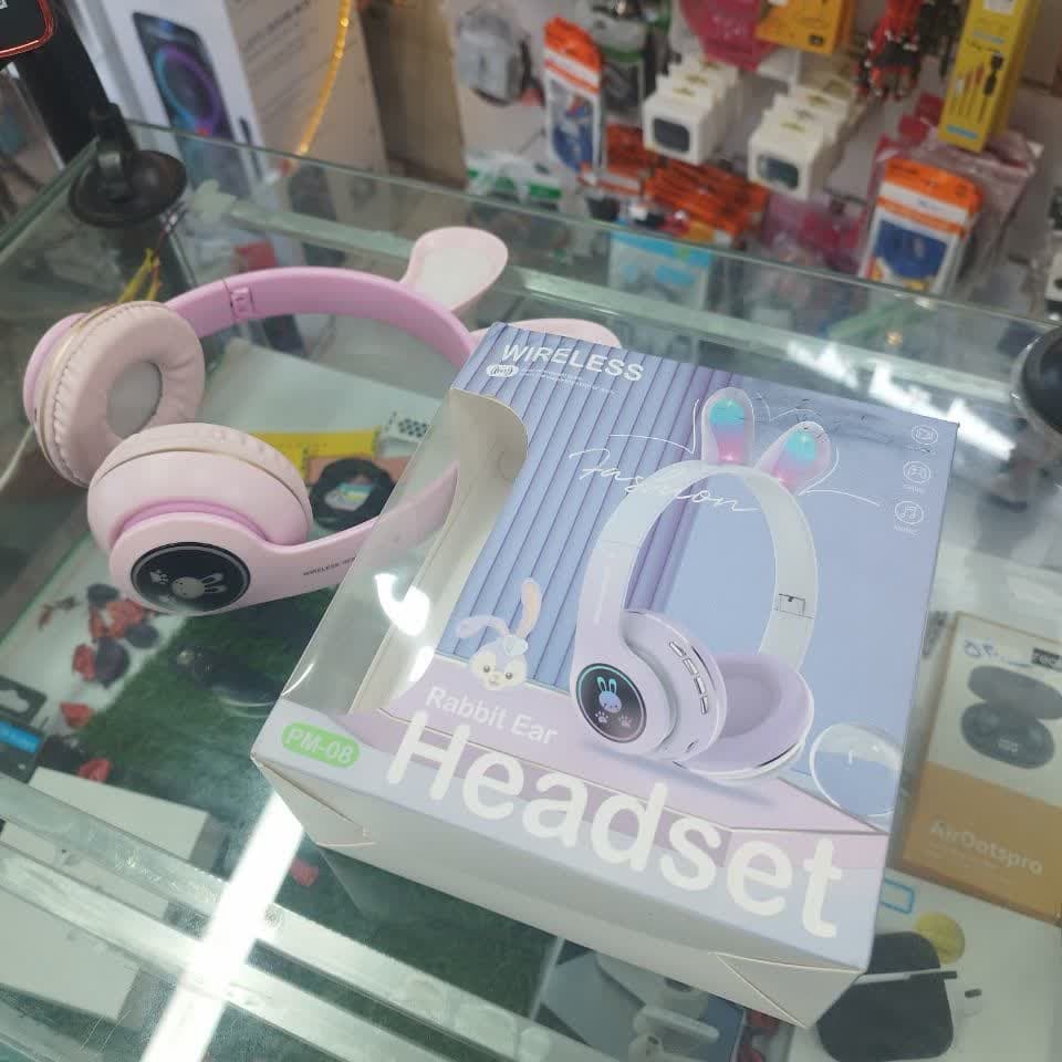 هدفون بلوتوثی بی سیم اصلی خرگوشی مدل PM-08