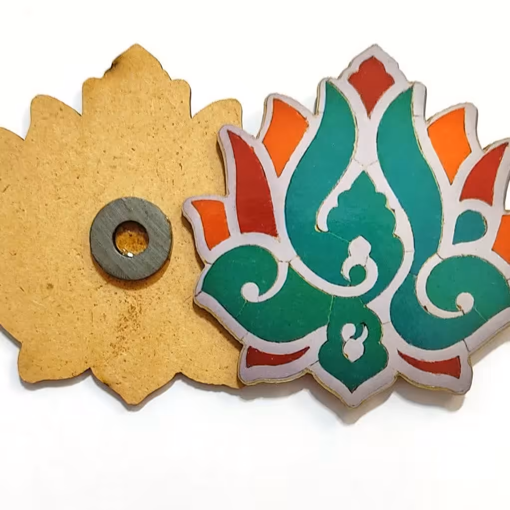 پیکسل مگنتی چوبی طرح ولادت حضرت زهرا سلام الله علیها