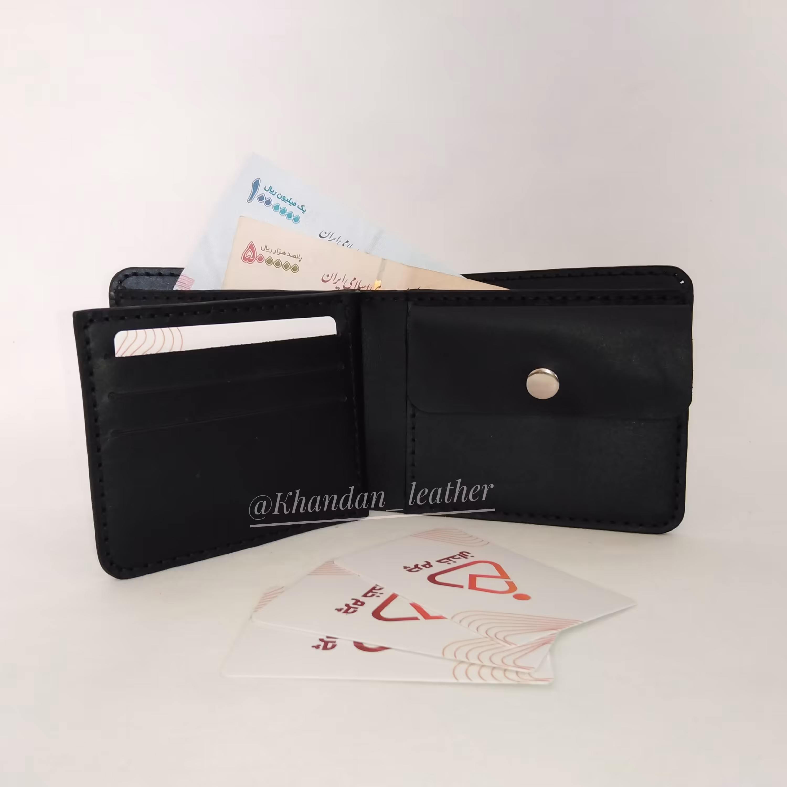 کیف پول و جاکارتی چرمی