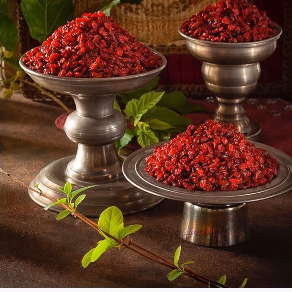 زرشک دانه اناری 500گرمی  اصل قائنات درجه یک تضمین کیفیت 