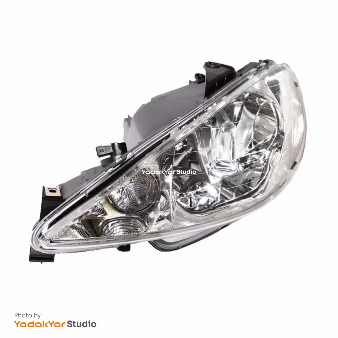 چراغ پژو 206 تیپ 2 جلو چپ سراج نور توس