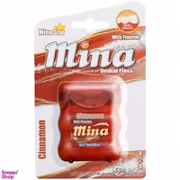 نخ دندان مینا (Mina) مدل Narrow با اسانس دارچین طول 50 متر