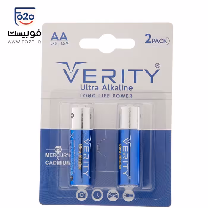 باتری قلمی وریتی مدل LR6-U Super Alkaline بسته دو عددی