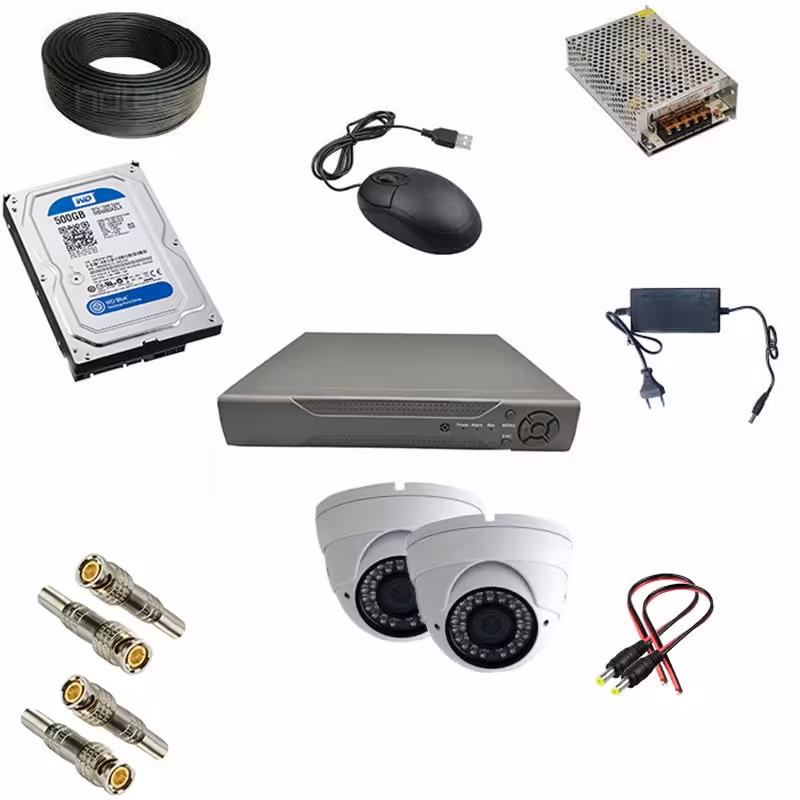 پک اقتصادی دوربین مداربسته دو دوربینه