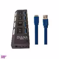هاب 4 پورت USB3.0 مدل 017