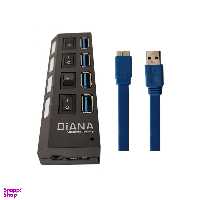 هاب 4 پورت USB30 مدل 017