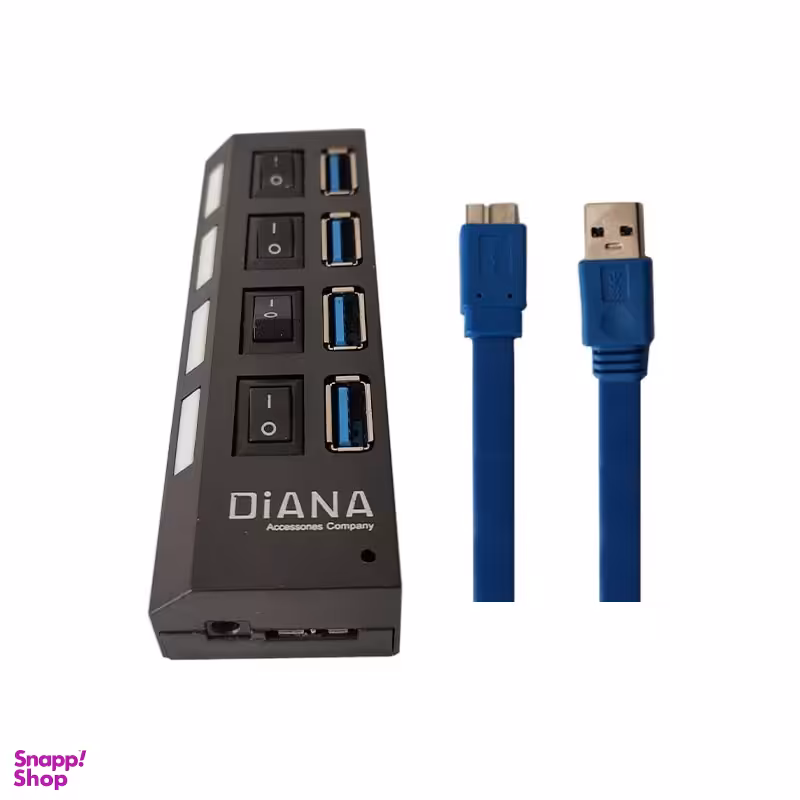 هاب 4 پورت USB3.0 مدل 017