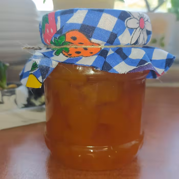 مربا سیب 430گرمی صددرصد طبیعی و بدون ناخالصی کاملا بهداشتی و خانگی 