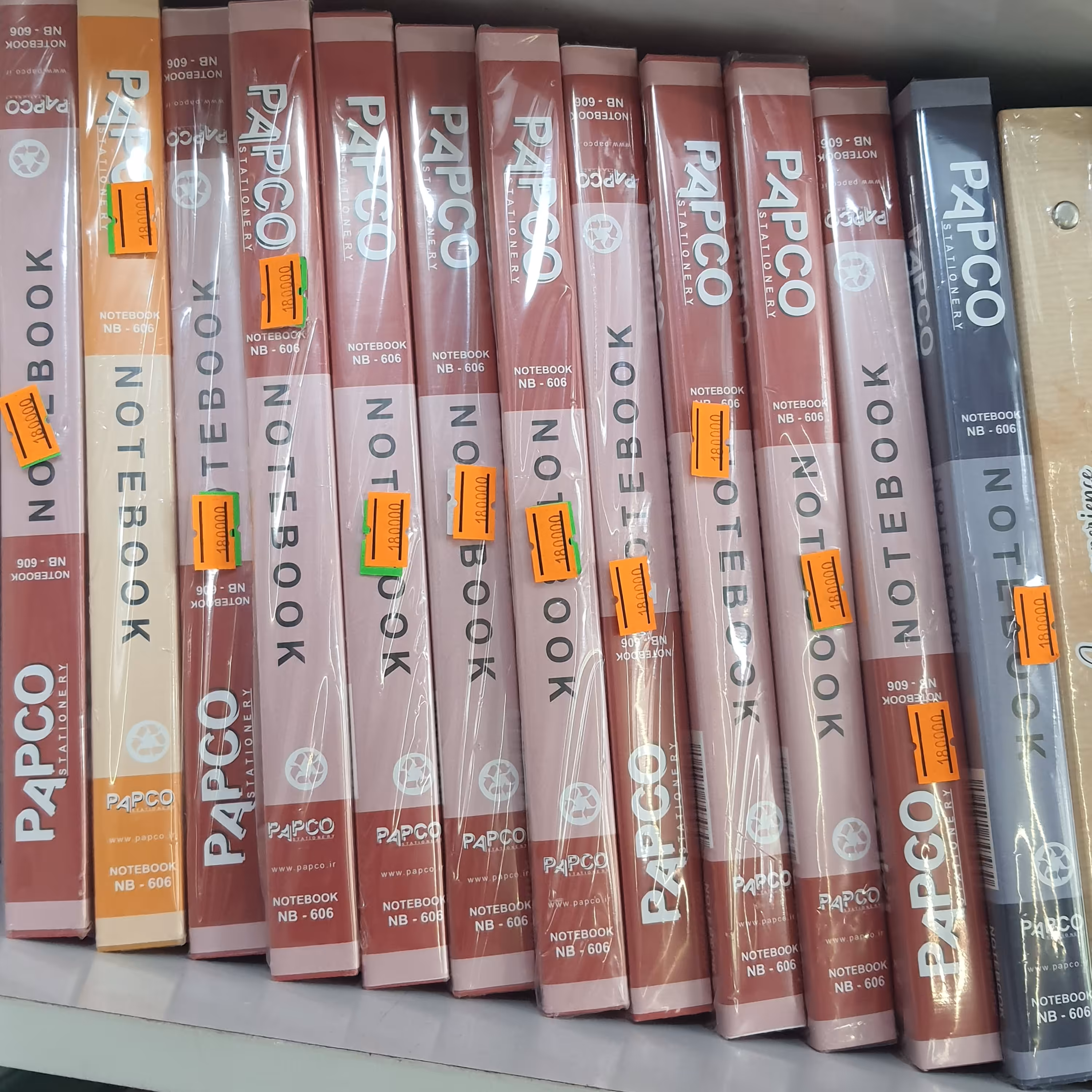 دفتر 100برگ  پاپکو کلاسوری