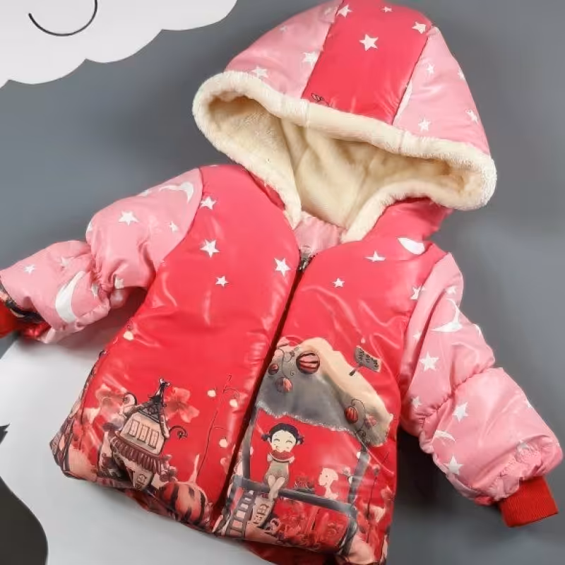 کاپشن نوزادی دخترانه سایز 2تا 8ماه