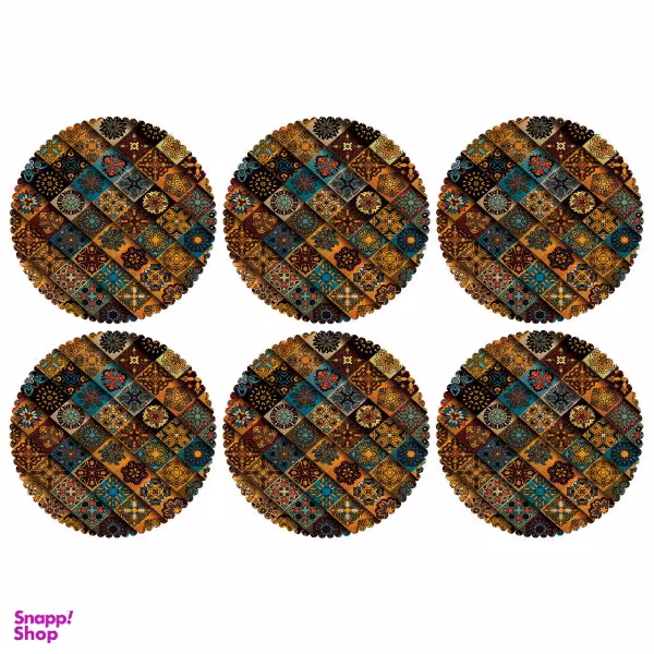 زیربشقابی مدل U2-42524 بسته 6 عددی