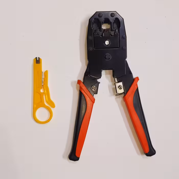 آچار سوکت زن شبکه JUMLEE به همراه یک عدد سیم لخت کن 