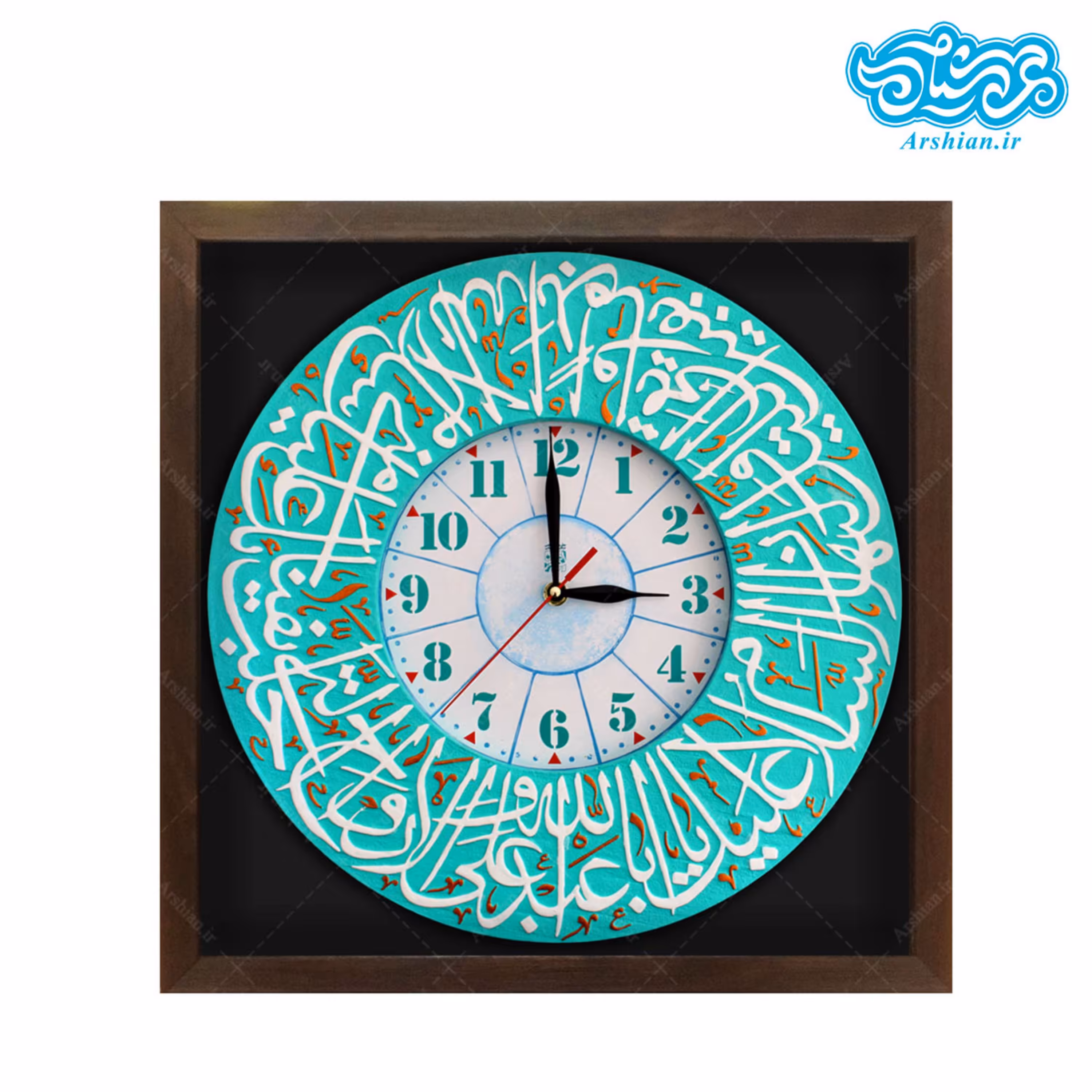 تابلو برجسته ساعت طرح زیارت امام حسین علیه السلام کد 202