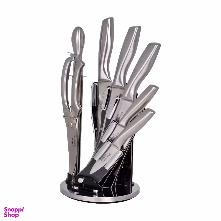 سرویس چاقو آشپزخانه 8 پارچه یونیک کد 5500