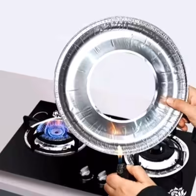 فویل قالبی اجاق گاز گرد 10عددی