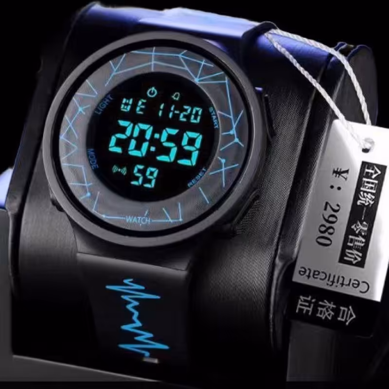 ساعت مچی اسپرت دیجیتال ضداب بند سیلیکونی کیفیت قوی Sport watch