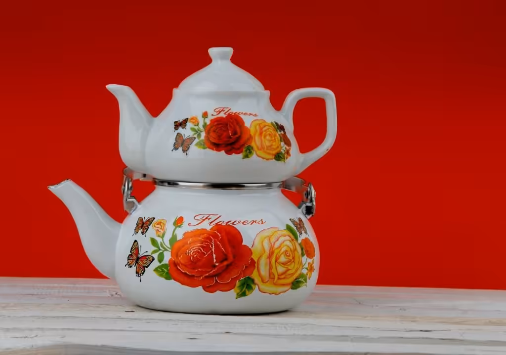 کتری قوری لعابی درسا