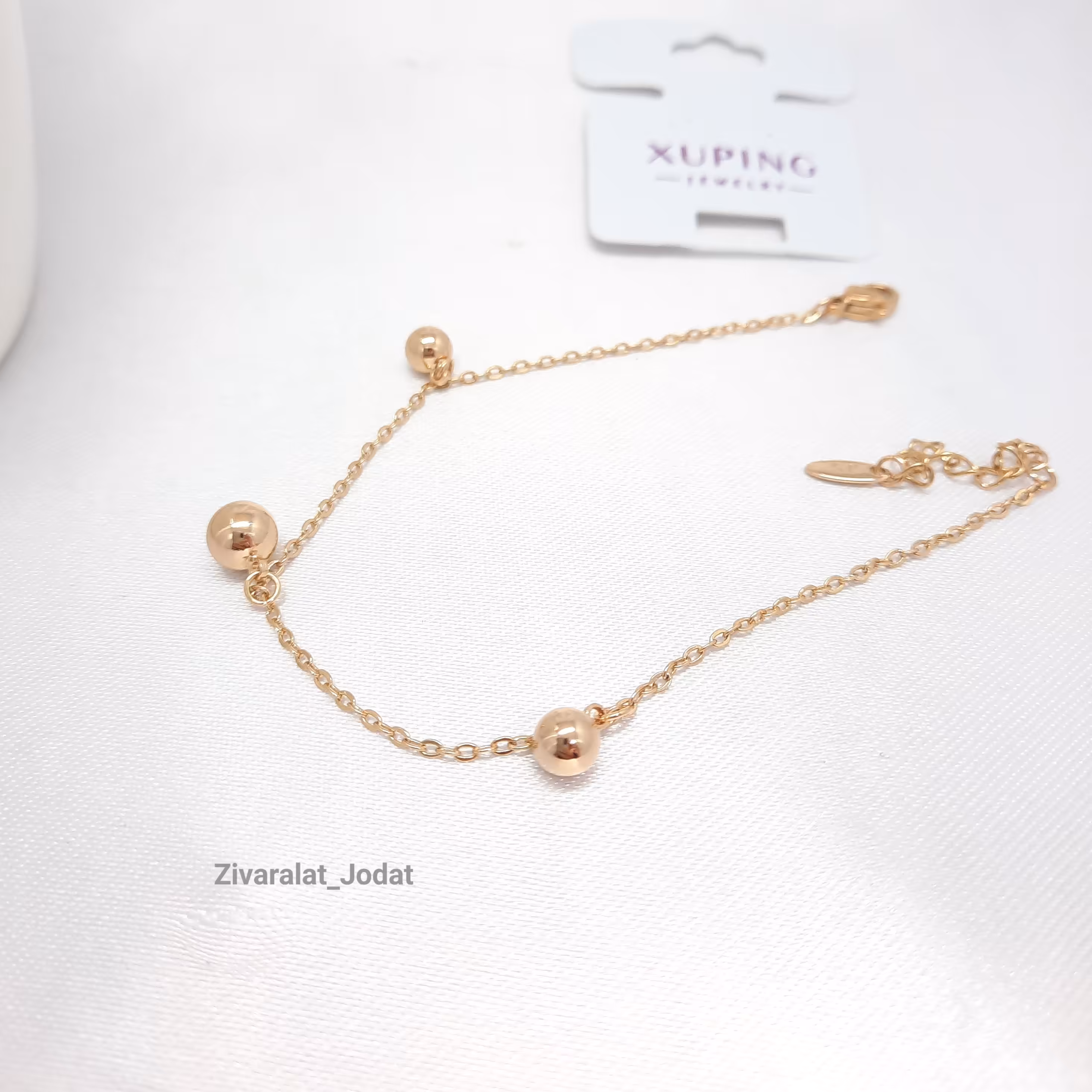 دستبند توپی ژوپینگ شیک و ظریف کدD23