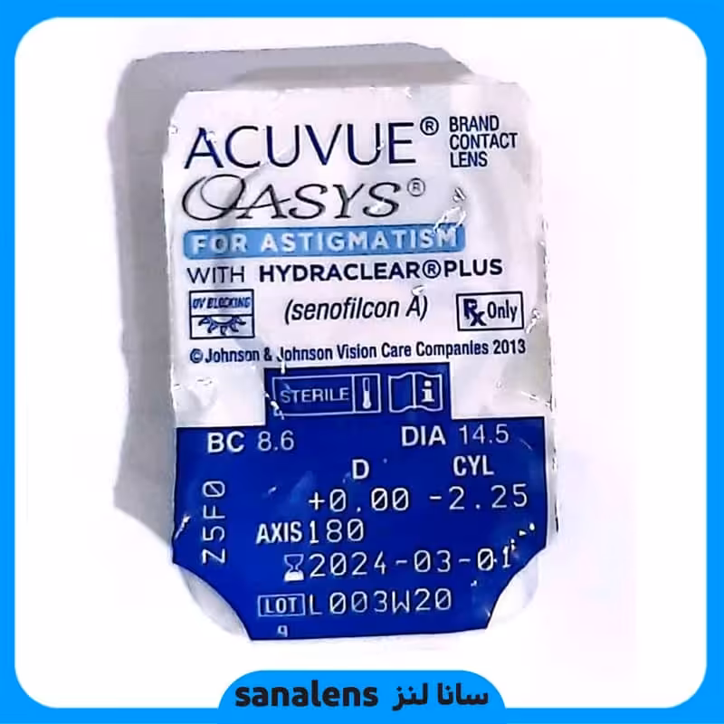 لنز طبی جانسون آستیگمات دار)یک جفت(