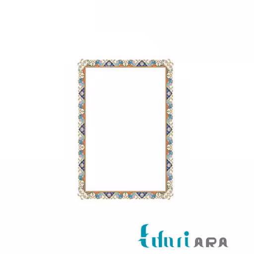 کاغذ تذهیب A5 مدل ابر و باد گلاسه مات 135 گرم کد313 بسته 100 عددی