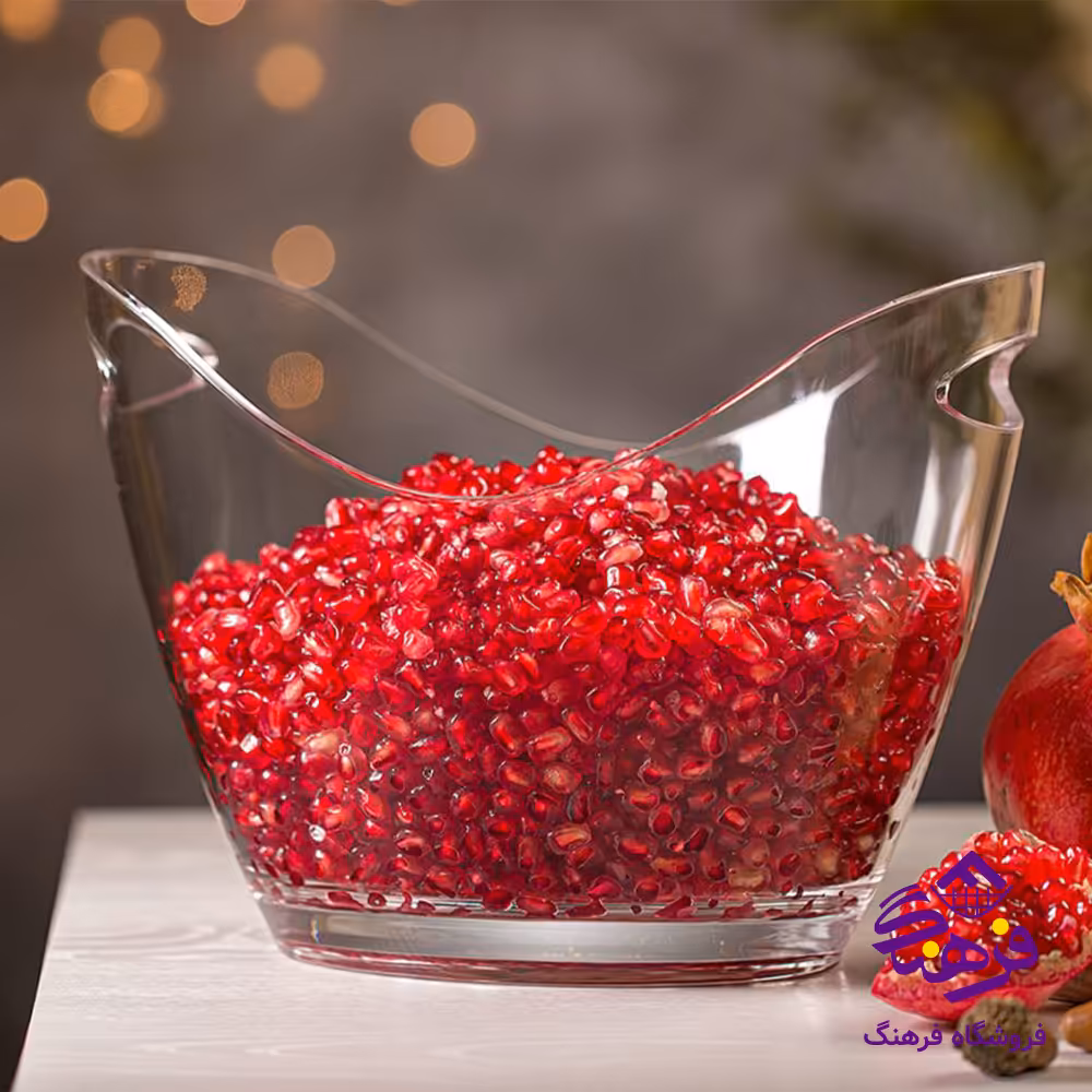 کاسه سرو آکریلیک لیمون