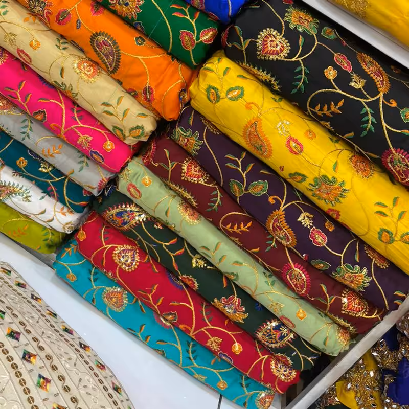 ساتن سوزندوزی عرضکار 100 پارچه حیات