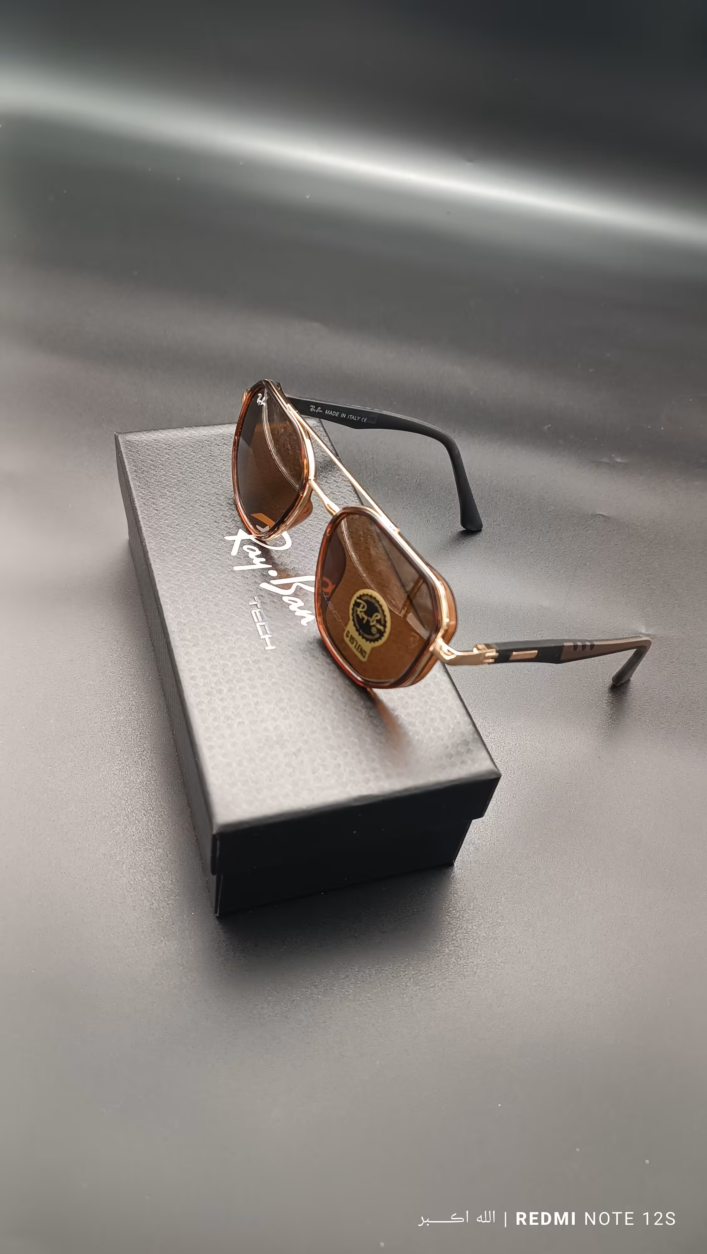 عینک مردانه ریبن شیشه سنگ در حد اورجینال