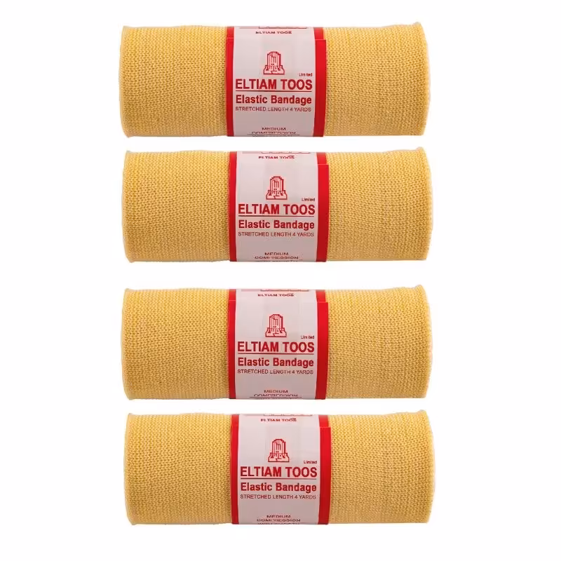 باند کشی طبی 4 عددی التیام عرض 15 سانتی متر رنگ لیمویی