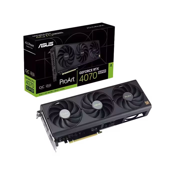 خرید کارت گرافیک ایسوس ProArt GeForce RTX 4070 SUPER OC Edition 12GB