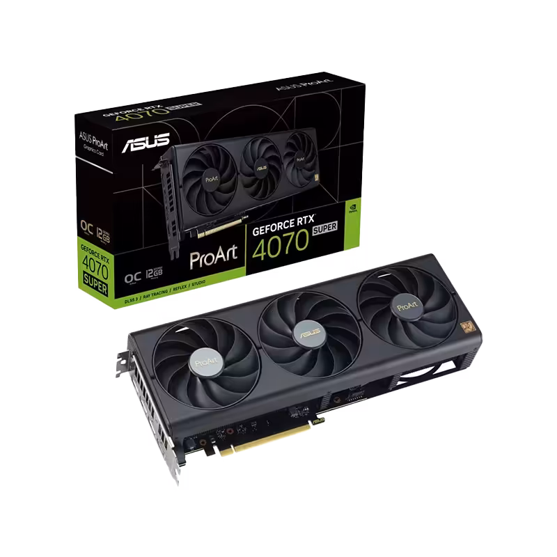 خرید کارت گرافیک ایسوس ProArt GeForce RTX 4070 SUPER OC Edition 12GB