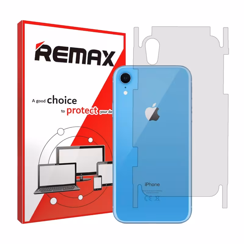 گلس پشت گوشی اپل iPhone XR مدل هیدروژلی شفاف برند ریمکس کد M