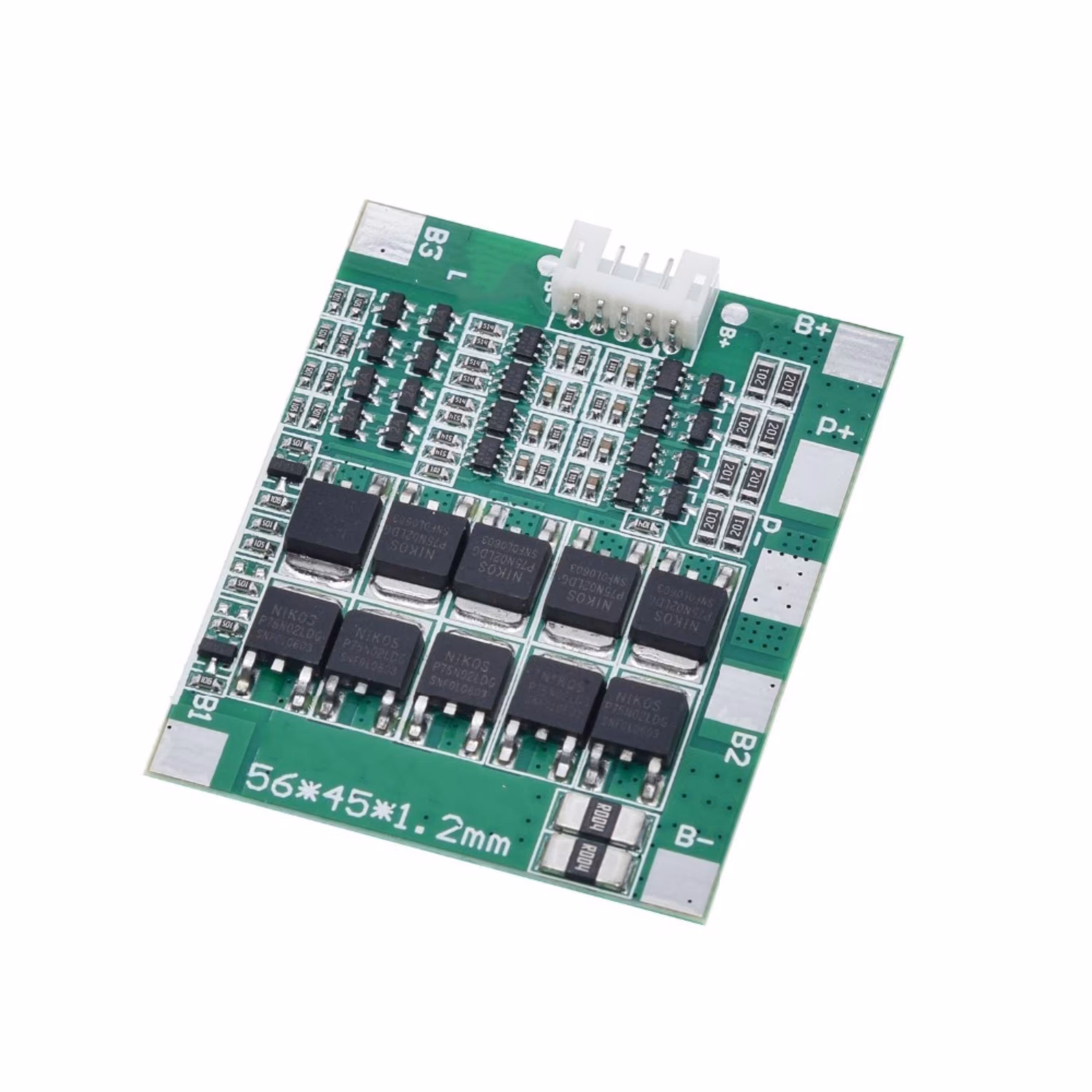 ماژول محافظ شارژ و دشارژ باتری لیتیومی مدل 4 سل 30 آمپر - ماژول BMS باطری لیتیوم