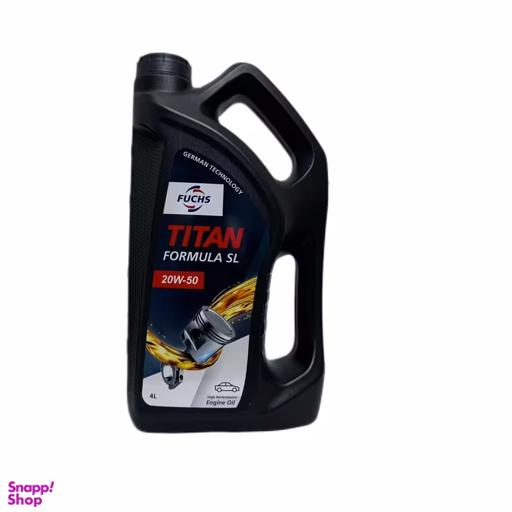 روغن موتور فوکس مدل تیتان کد 20W50 SL حجم 4 لیتر