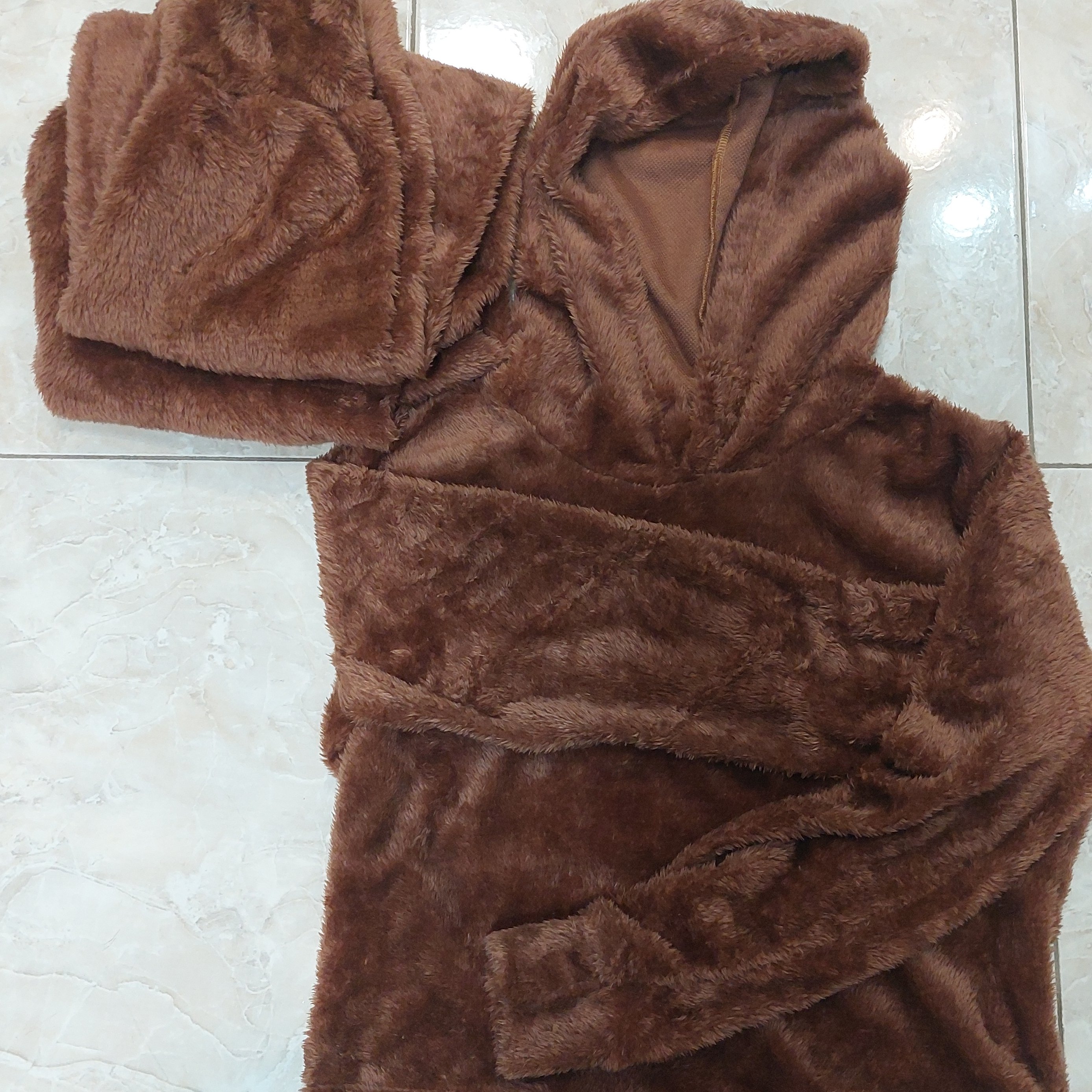 ست تدی.وزن 300گرم.رنگ قهوه ای.38الی46
