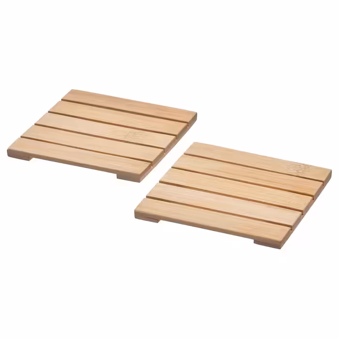 ست 2 تایی زیر لیوانی بامبو ایکیا STRANDFLOKA