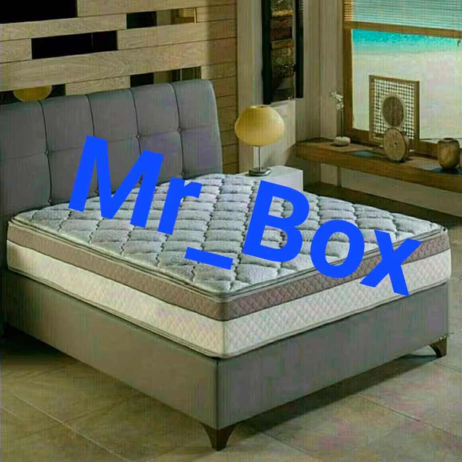 تختخواب باکس ثابت هتلی  سایز  140با  تاج تخت خواب بدون تشک