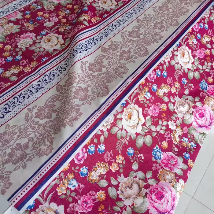 پارچه ملحفه بدون آبرفت بدون رنگدهی عرض دو مترو چهل سانت 