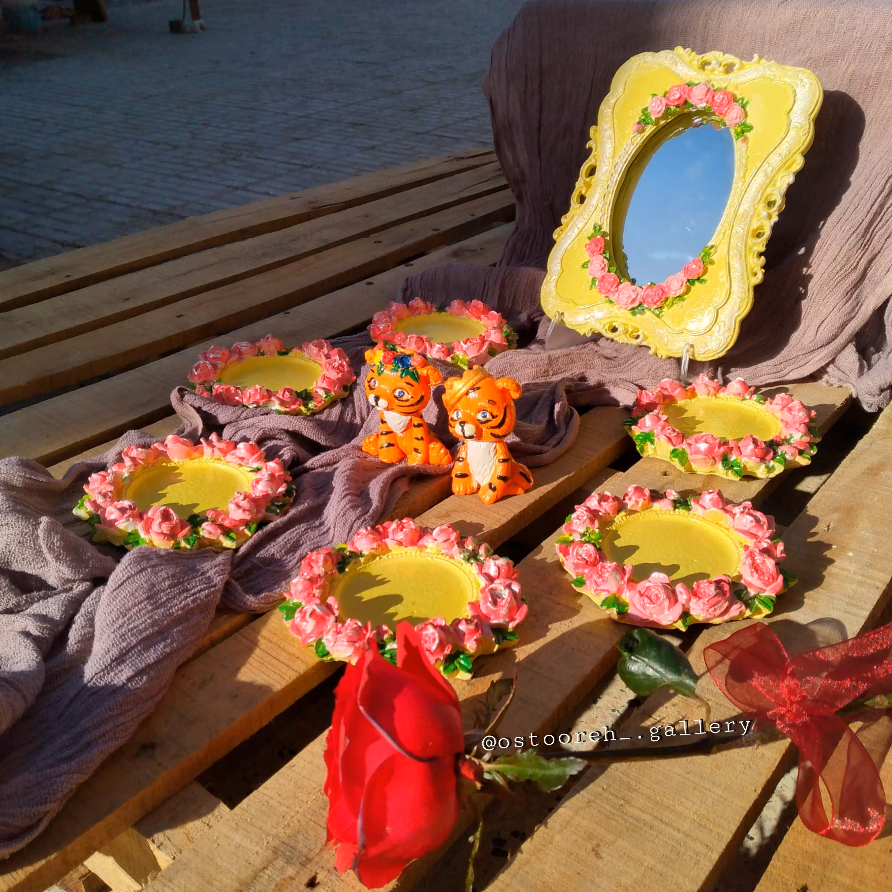 ست هفت سین رنگ زرد